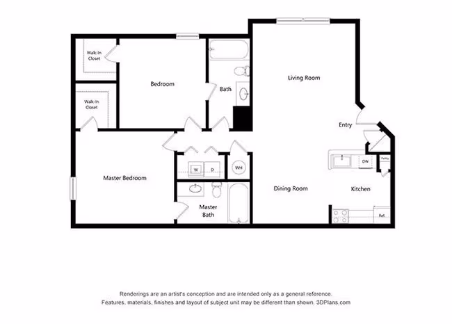 Unit 0937 floor plan
